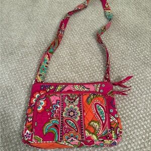 Pink and Orange Vera Bradley Crossbody